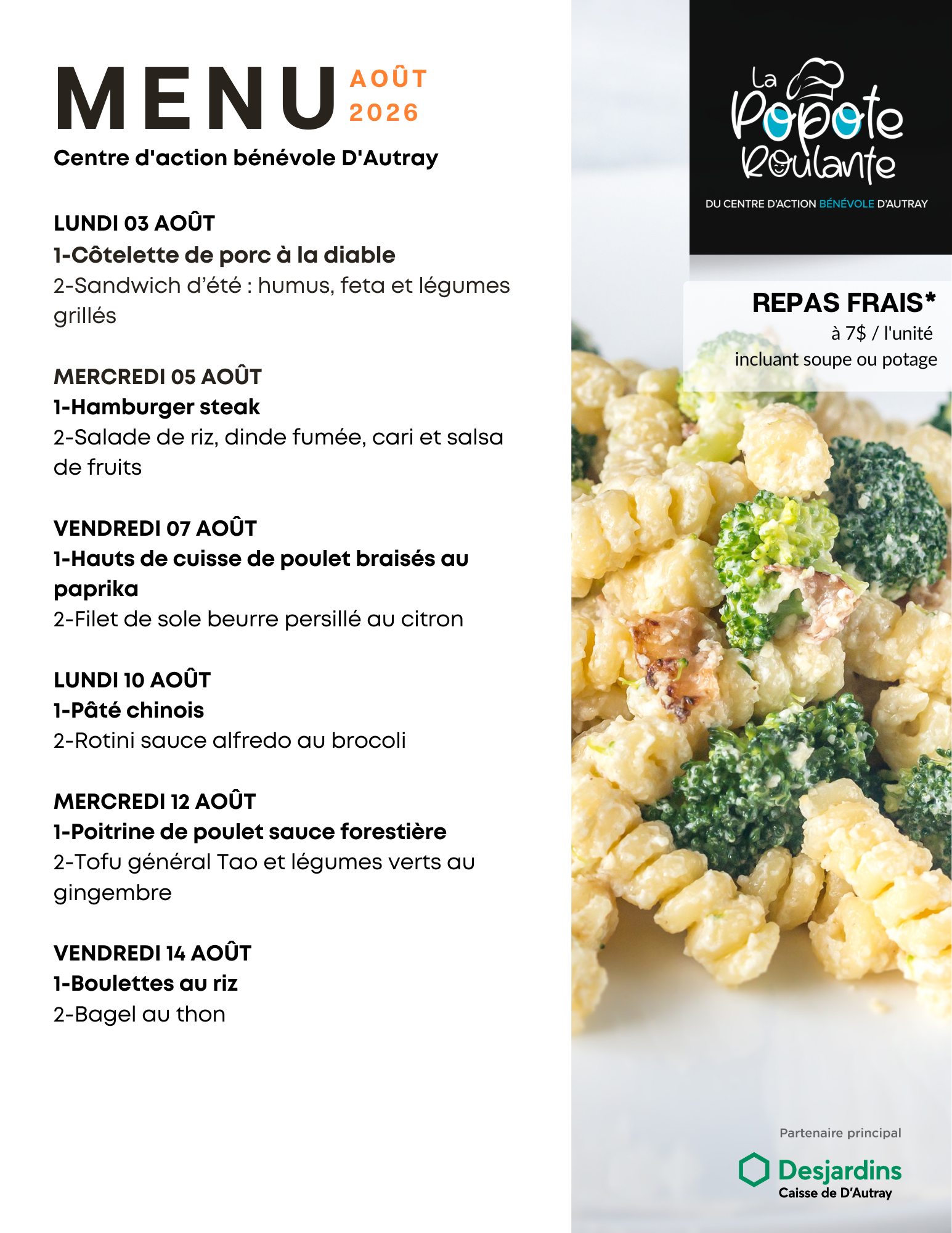 Menu popote août p1