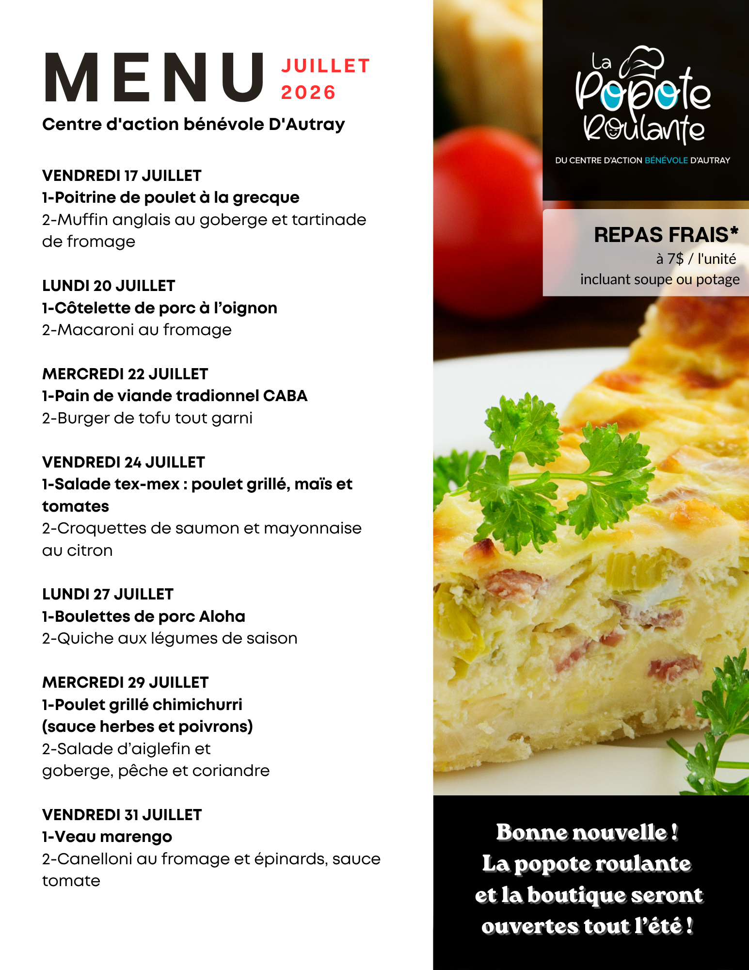 Menu popote juillet p2